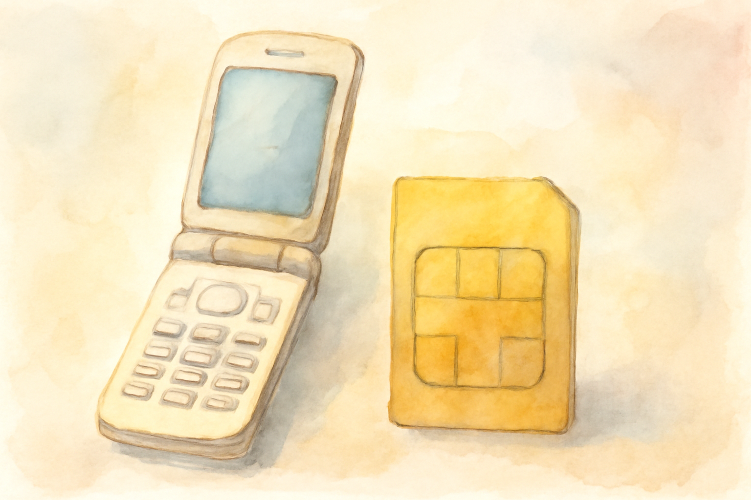 ガラケーと格安SIMの組み合わせ